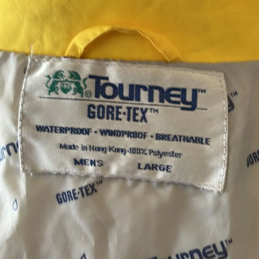 Tourney Goretex Full Zip Golf Jacket Size Large